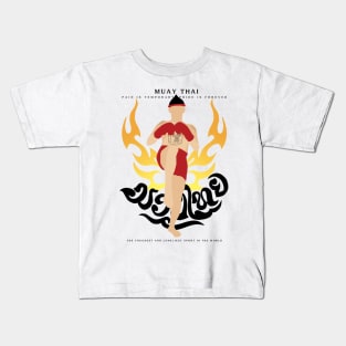 Muay Thai Boran Wai Kru Kids T-Shirt